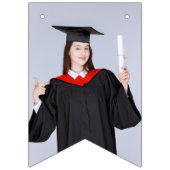 Moderner Eleganter Senior Green Themed Abschluss Wimpelkette (Zweite Fahne)