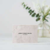 Moderner eleganter Steinberater Visitenkarte (Stehend Vorderseite)