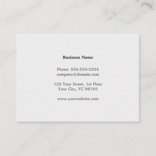 Moderner eleganter Texture Gray Monogram Anwalt Visitenkarte (Rückseite)