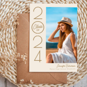 Moderner eleganter Typografie-Foto-Abschluss Ankündigung