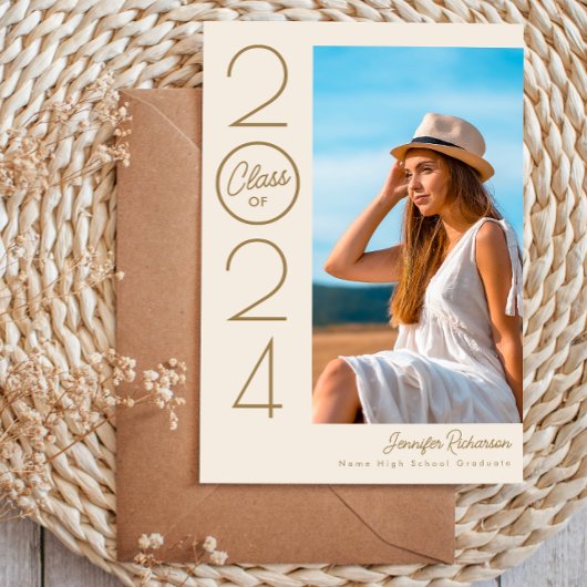 Moderner eleganter Typografie-Foto-Abschluss Ankündigung