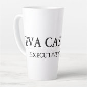 Moderner, eleganter und einfacher White Manager Milchtasse (Linke Ecke)