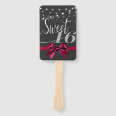 Moderner, eleganter und süßer 16 Hand-Hand-Fan Fächer (Vorderseite)