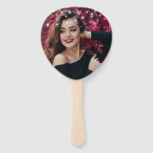 Moderner, eleganter und süßer 16 Hand-Hand-Fan Fächer (Rückseite)