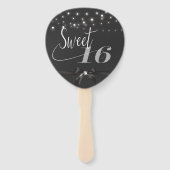 Moderner, eleganter und süßer 16 Hand-Hand-Fan Fächer (Vorderseite)