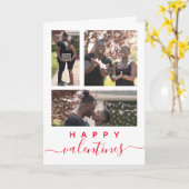 Moderner, eleganter Valentinstag für Fotosammlunge Karte (Gelbe Blume)