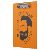 Moderner Eleganter Vater Vatertag Klemmbrett (Links)