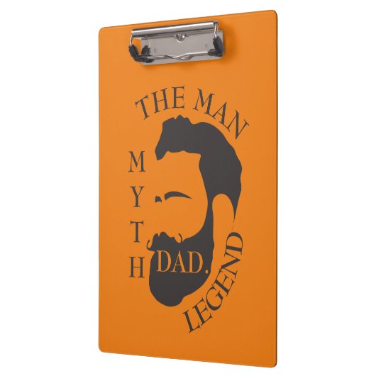 Moderner Eleganter Vater Vatertag Klemmbrett (Links)