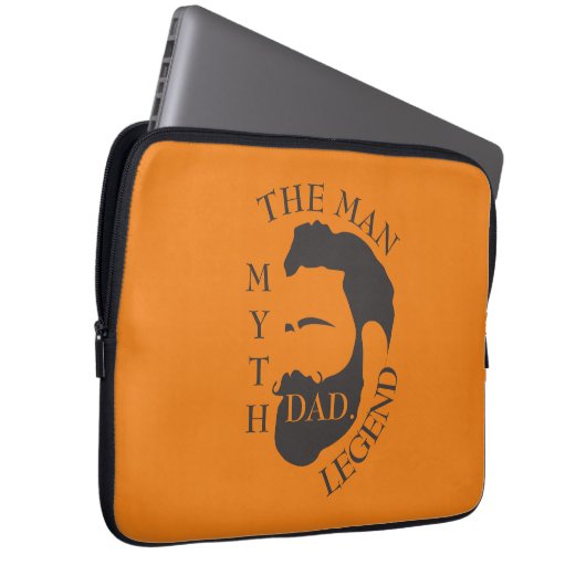 Moderner Eleganter Vater Vatertag Laptopschutzhülle (Vorne Rechts)