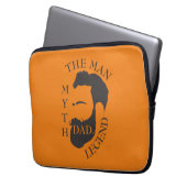 Moderner Eleganter Vater Vatertag Laptopschutzhülle (Vorderseite Links)
