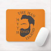 Moderner Eleganter Vater Vatertag Mousepad (Mit Mouse)