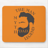 Moderner Eleganter Vater Vatertag Mousepad (Vorne)