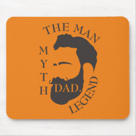 Moderner Eleganter Vater Vatertag Mousepad