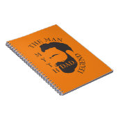 Moderner Eleganter Vater Vatertag Notizblock (Rechte Seite)