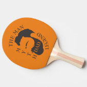 Moderner Eleganter Vater Vatertag Tischtennis Schläger (Seitenansicht)