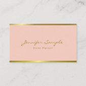 Moderner eleganter visitenkarte (Vorderseite)