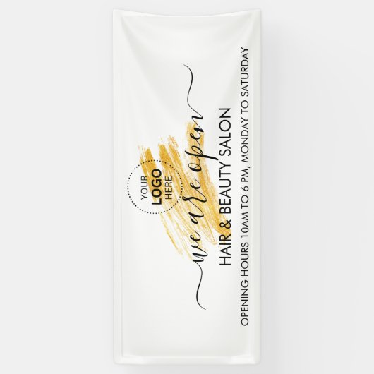 Moderner Eleganter Wave Glitzer Banner (Vertikal)