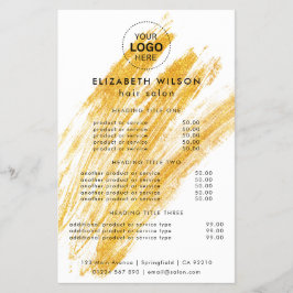 Moderner Eleganter Wave Glitzer Flyer