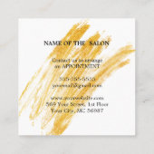 Moderner Eleganter Wave Glitzer Rabattkarte (Rückseite)