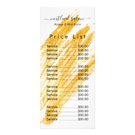 Moderner Eleganter Wave Glitzer Werbekarte