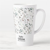 Moderner, eleganter Weihnachtsbotanischer rustikal Milchtasse (Rechts)