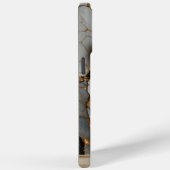 Moderner, eleganter weißer Marmor Case-Mate iPhone Hülle (Rückseite / Rechts)