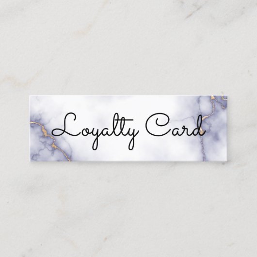 Moderner Eleganter Weißer Schönheitssalon Treuekarte (Vorderseite)