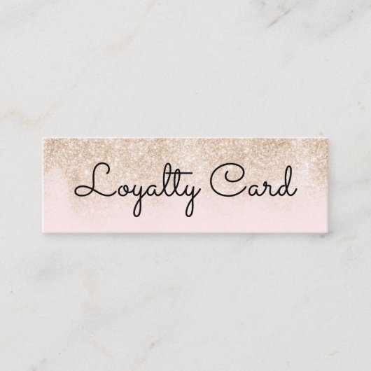 Moderner Eleganter Weißer Schönheitssalon Treuekarte (Vorderseite)