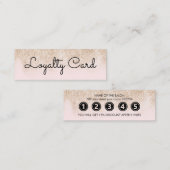 Moderner Eleganter Weißer Schönheitssalon Treuekarte (Vorne/Hinten)