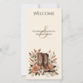 Moderner Eleganter Western - Blume