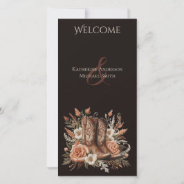 Moderner Eleganter Western - Blume