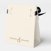 Moderner Eleganter Western - Blume Geschenkschachtel (Rückseite)