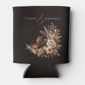 Moderner Eleganter Western - Blumen Dosenkühler (Vorderseite)