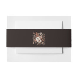 Moderner Eleganter Western - Blumen Einladungsbanderole