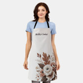 Moderner Eleganter Western - Blumen Schürze (Getragen)