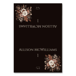 Moderner Eleganter Western - Blumenkarpfen Tischnummer