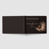 Moderner Eleganter Western - Flora Gästebuch (Voll)