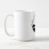 Moderner Eleganter Western Reiten Cowgirl Reiten Kaffeetasse (Links)