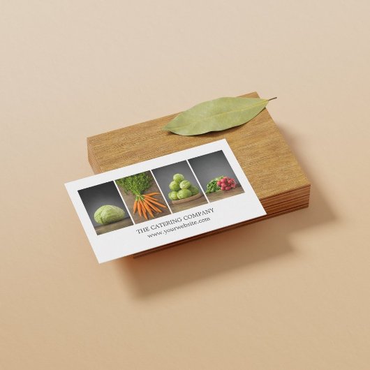 Moderner, eleganter White Nutrition Coach Koch Visitenkarte