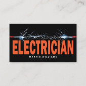 Moderner Elektrischer Draht Visitenkarte (Vorderseite)