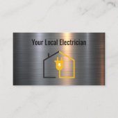 Moderner Elektroinstallateur-Service Visitenkarte (Vorderseite)