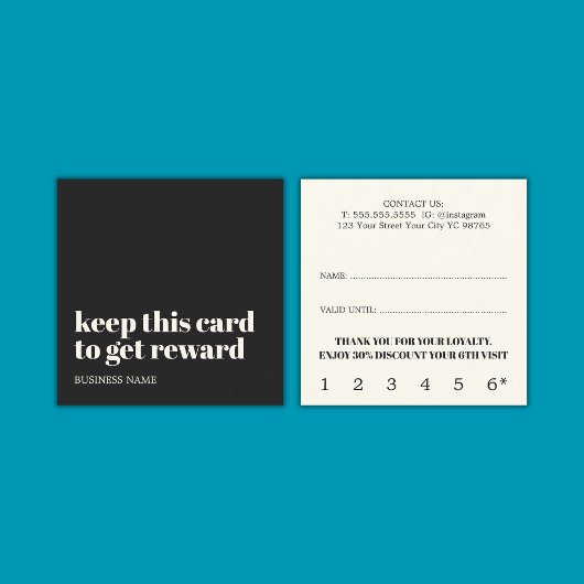 Moderner Elfenbeinschwarz Gelb Schönheit kühne Sal Treuekarte