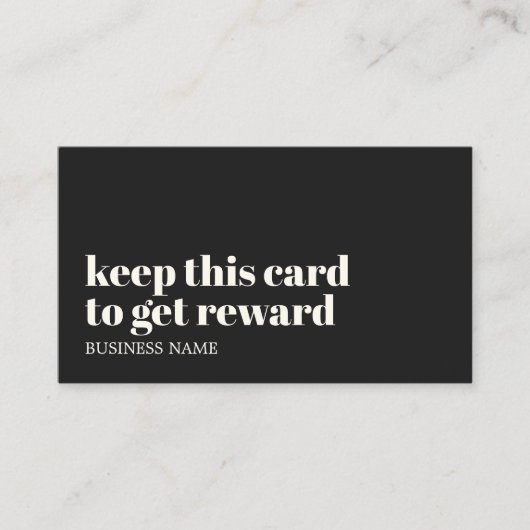 Moderner Elfenbeinschwarz Gelb Schönheit kühne Sal Treuekarte (Vorderseite)