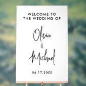 Moderner Empfang Acrylschild (Neutral)