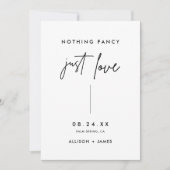 Moderner Empfang Einladung (Vorderseite)