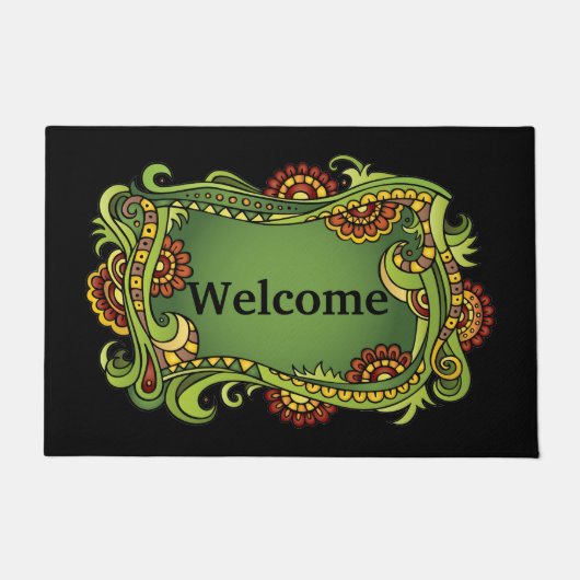 Moderner Empfang Fußmatte (Vorderseite)