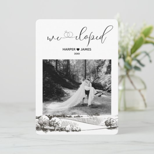 Moderner Empfang laden ein | Napa Einladung (Stehend Vorderseite)