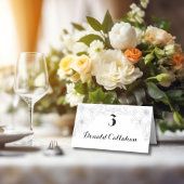 Moderner Empfang Platzkarte