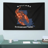 Moderner Empfang Rote Krebse Louisiana individuell Banner (Messe)