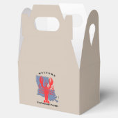 Moderner Empfang Rote Krebse Louisiana individuell Geschenkschachtel (Geöffnet)